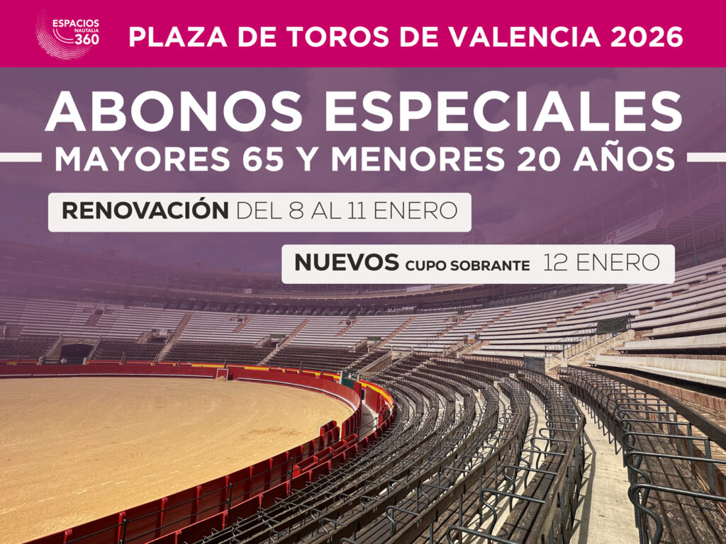 Valencia arranca en enero la renovación de abonos especiales
