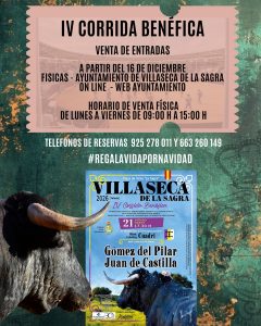 Comienza la venta de entradas para Villaseca de la Sagra
