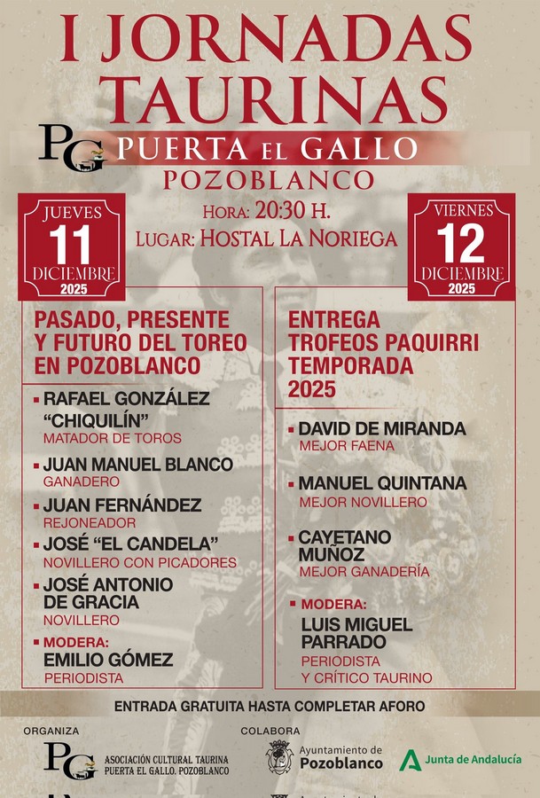 I Jornadas Taurinas de Pozoblanco