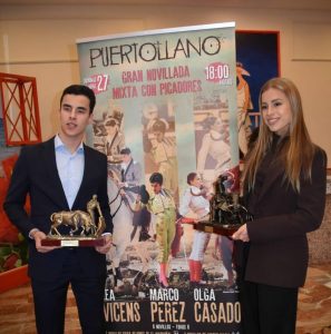 Marco Pérez y Olga Casado, galardonados en Puertollano