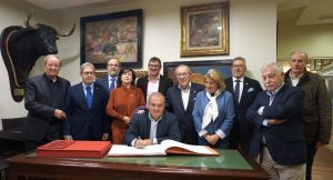 Ricardo del Río, en el Club Cocherito de Bilbao