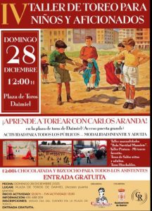 IV Taller de Toreo para niños y aficionados en Daimiel