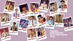 Desvelados los 18 toreros que lucharán por la Copa Chenel