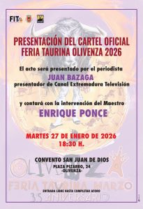 Presentación oficial de la Feria Taurina de Olivenza