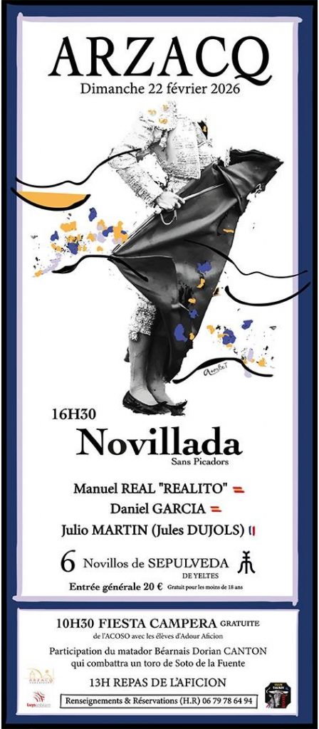 Arzacq anuncia el cartel de su novillada sin caballos