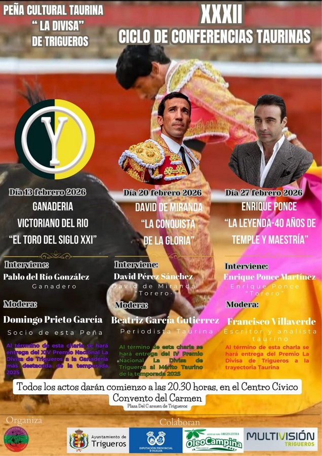 XXXII Ciclo de Conferencias Taurinas en Trigueros