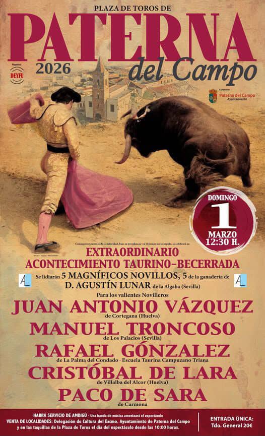 Becerrada en Paterna del Campo