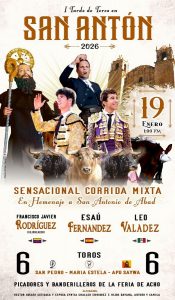 Corrida mixta de carácter internacional en San Antón