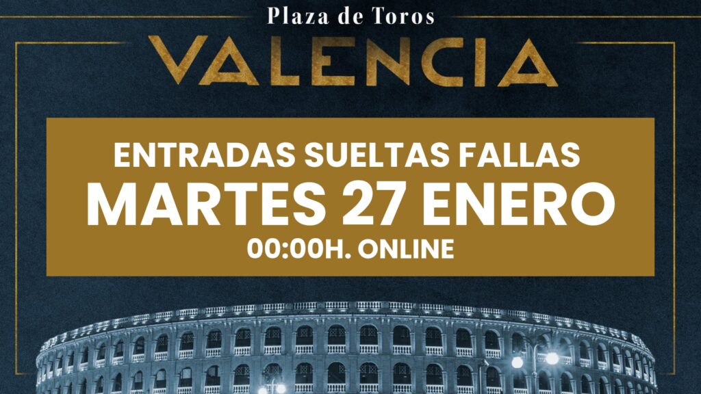 Las entradas sueltas para las Fallas, a la venta este martes