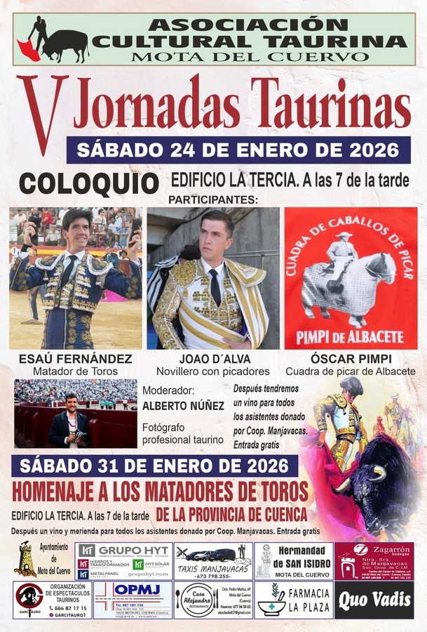 V Jornadas Taurinas de Mota del Cuervo