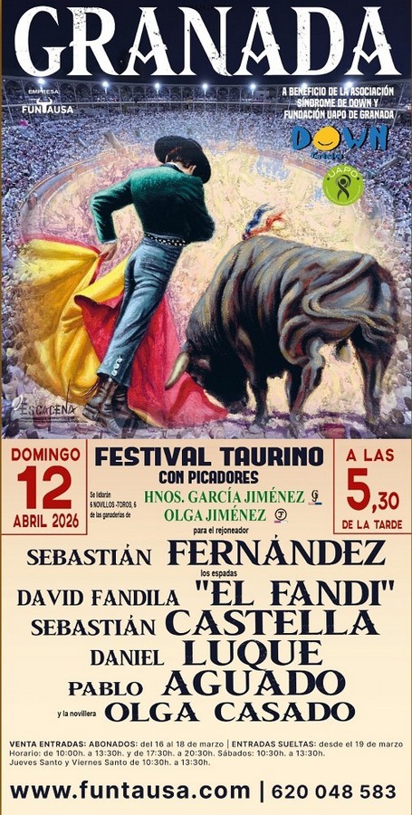 El festival taurino de Granada ya tiene cartel