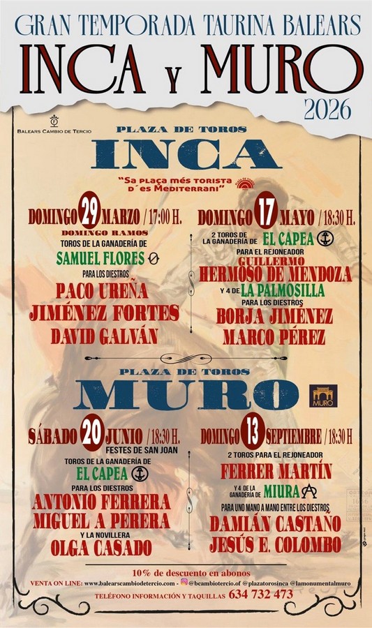 Baleares Cambio de Tercio presenta su temporada taurina