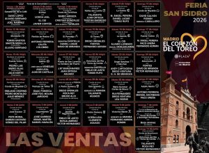 Carteles oficiales de la Feria de San Isidro 2026