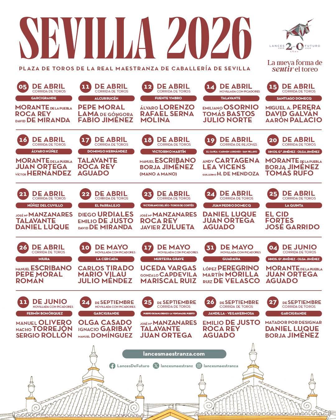Sevilla presenta los carteles de la temporada 2026