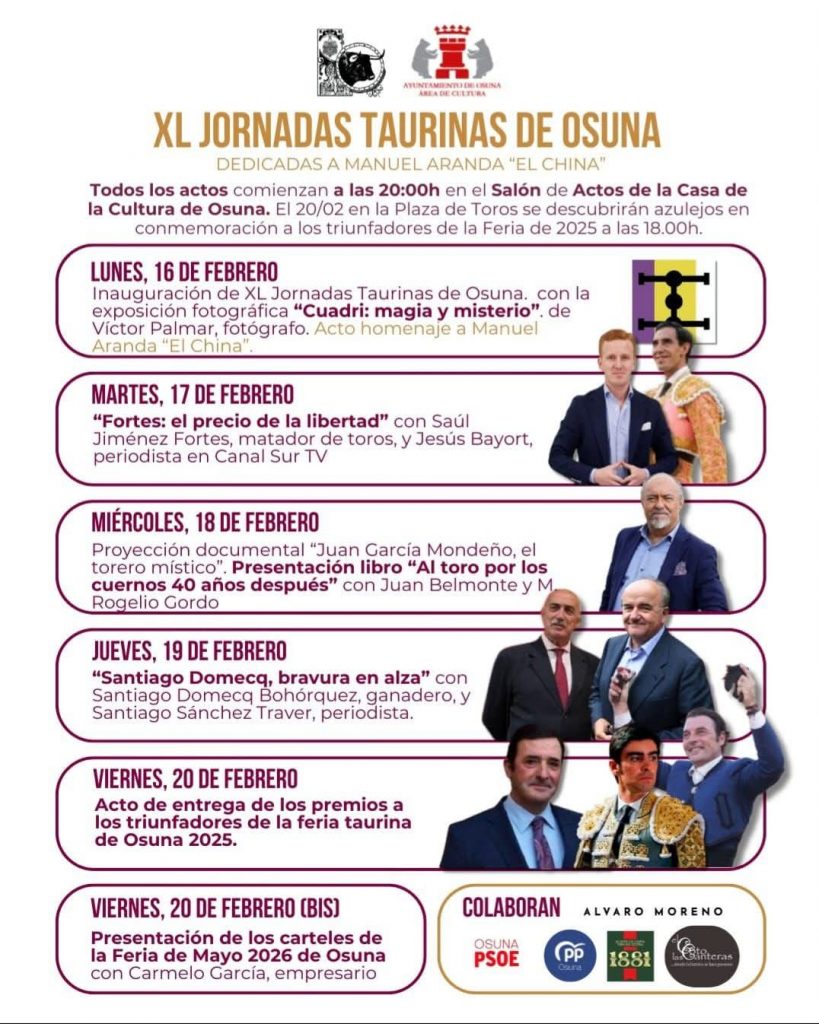 XL Jornadas Taurinas de Osuna