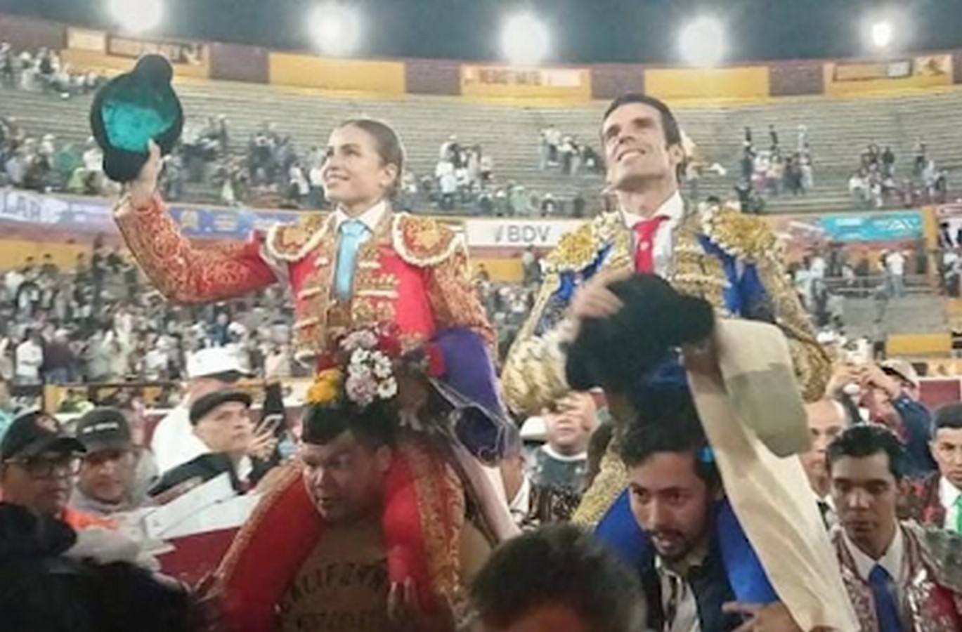 Emilio de Justo y Olga Casado triunfan en Mérida