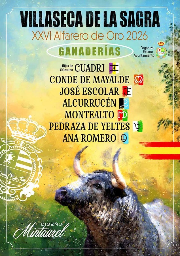Villaseca de la Sagra presenta las ganaderías del Alfarero de Oro
