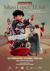 La Juventud Taurina de Salamanca homenajeará a 'El Juli'