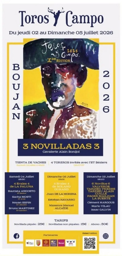 La Feria 'Toros y Campo' de Boujan sur Libron llega a su X edición