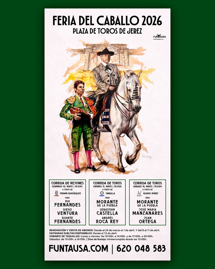 Carteles oficiales de la Feria del Caballo de Jerez