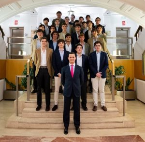 David Galván, en el Colegio Mayor San Pablo de Madrid