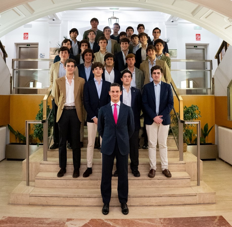 David Galván, en el Colegio Mayor San Pablo de Madrid