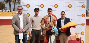 Juanmi Vidal, vencedor del Bolsín Taurino de La Carlota