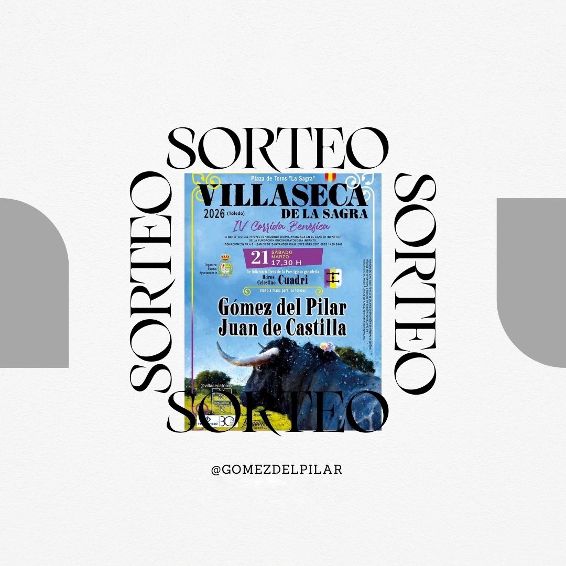 Gómez del Pilar sortea una entrada doble para Villaseca