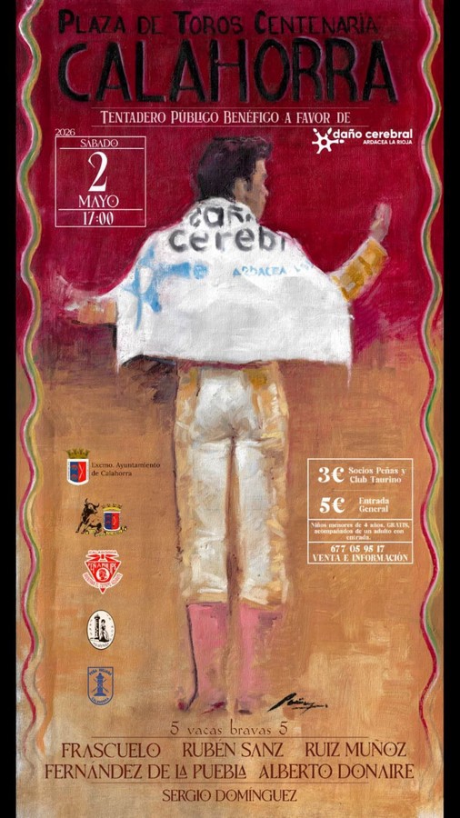 Tentadero público benéfico en Calahorra