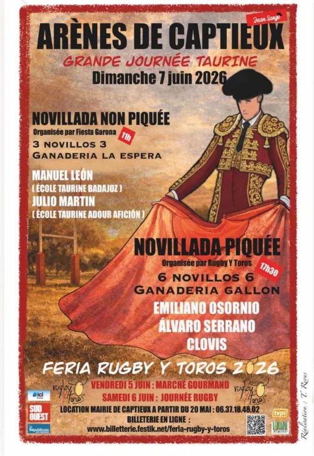 Jornada taurina 2026 en Captieux