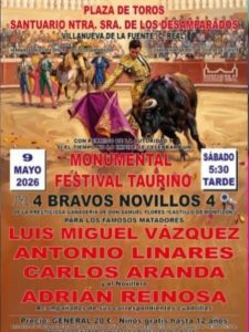Villanueva de la Fuente remata el cartel de su festival taurino