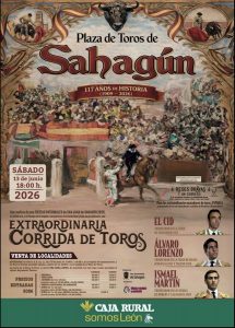 Sahagún ya tiene cartel para su corrida de toros