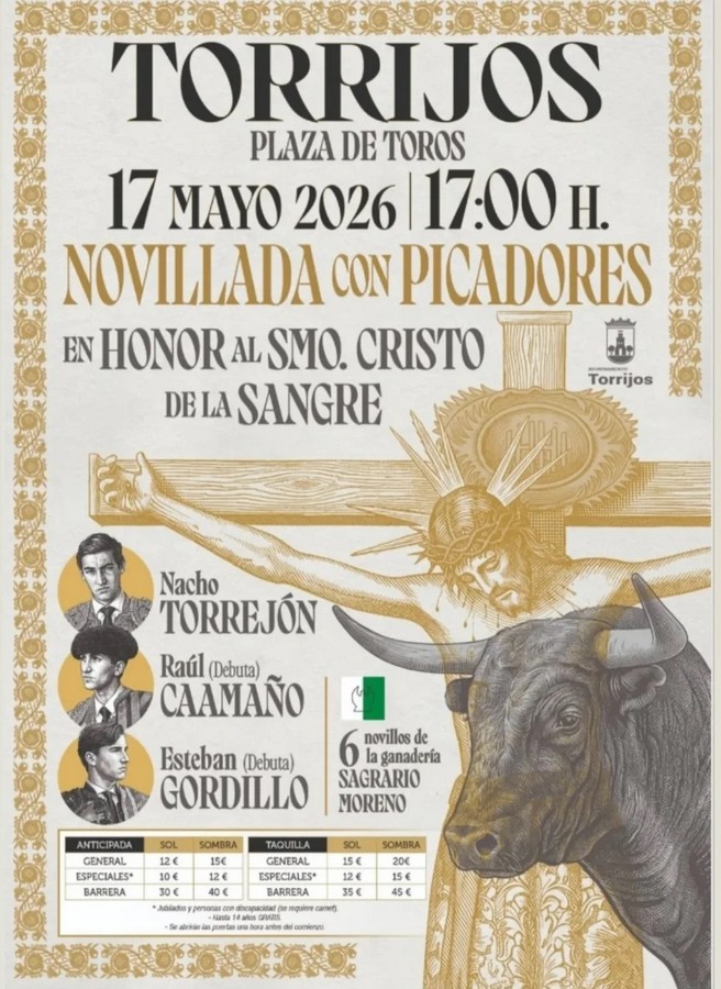 Doble debut con picadores en Torrijos el 17 de mayo