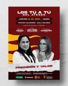 Cristina Sánchez y Marta Pérez, en el Ateneo Cultural de Valladolid