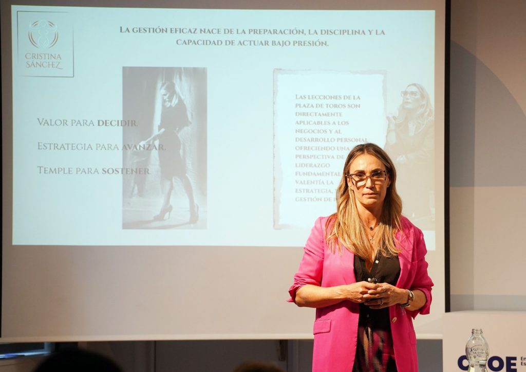 Conferencia de Cristina Sánchez en Valladolid