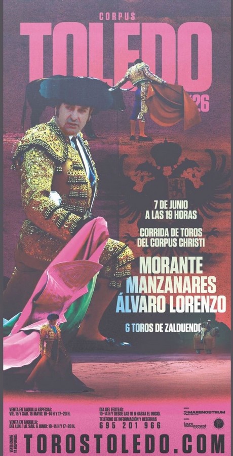 Morante, Manzanares y Álvaro Lorenzo, en el Corpus de Toledo