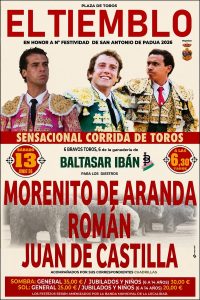 Corrida de toros de Baltasar Ibán en El Tiemblo