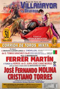 Corrida de toros mixta en Villamayor de Santiago