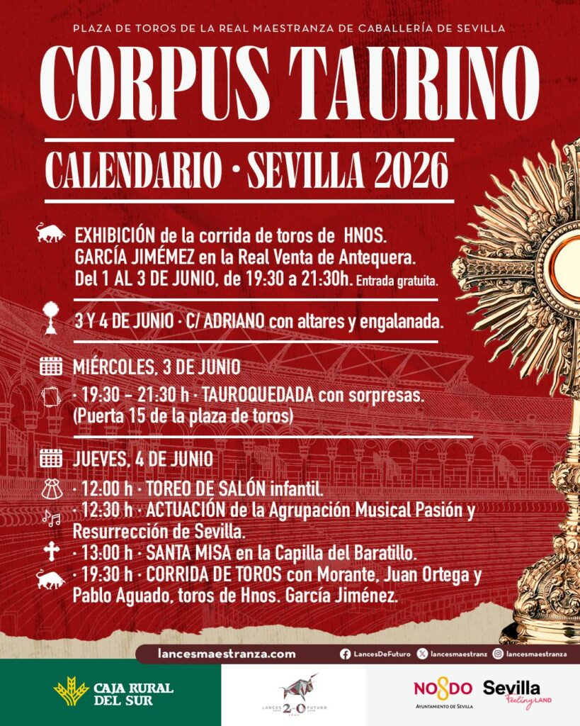 Amplio programa de actividades para el Corpus en Sevilla