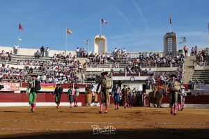 Disposición de los tres matadores en Vic-Fezensac
