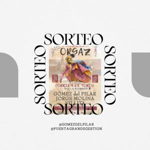 Sorteo de dos entradas para la corrida de toros de Orgaz