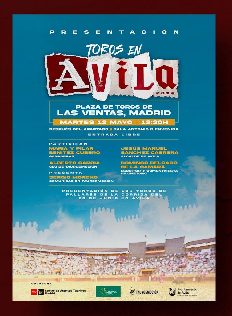 Los toros de Pallarés para Ávila serán presentados en Las Ventas