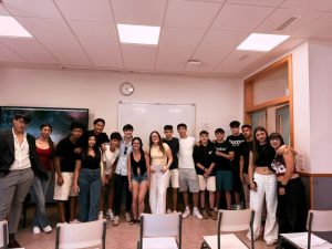 Tristán Barroso en el Instituto Gloria Fuertes