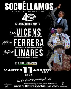 Socuéllamos define el cartel de la corrida de toros de su Feria