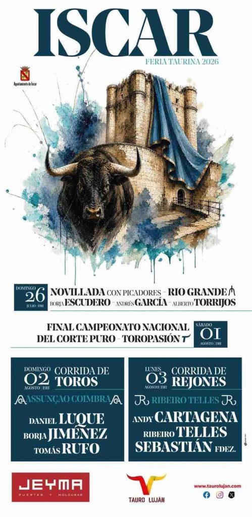 Cuatro festejos taurinos en la Feria de Íscar