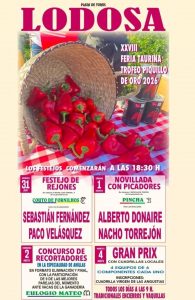 La Feria Taurina del Piquillo de Oro de Lodosa, con carteles