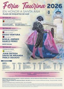 Roquetas de Mar presenta la Feria Taurina de Santa Ana