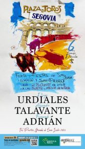 Tres puertas grandes de San Isidro para el 28 de junio en Segovia