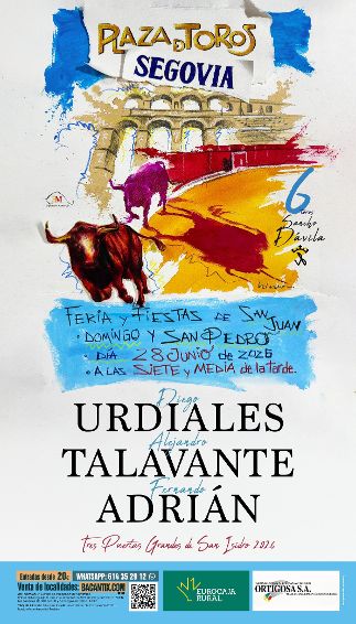 Tres puertas grandes de San Isidro para el 28 de junio en Segovia