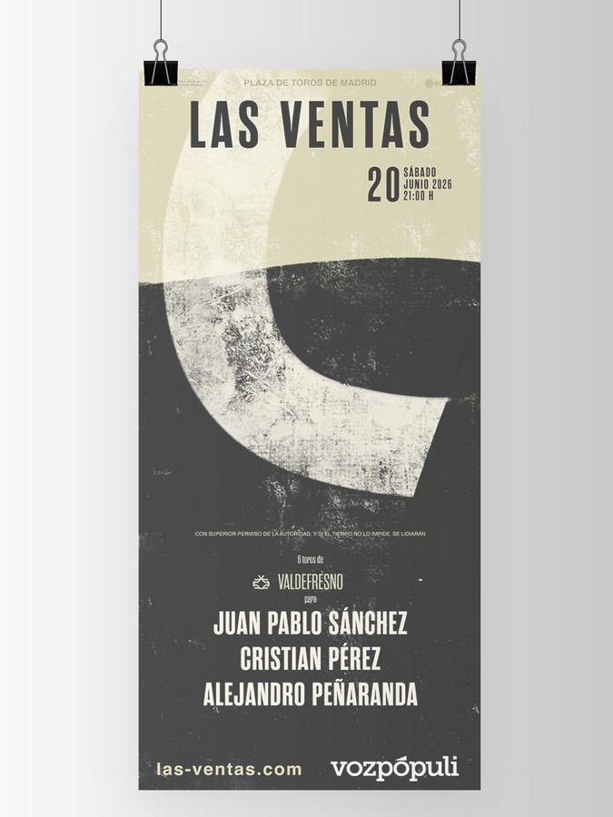 Definido el cartel de la corrida del 20 de junio en Las Ventas